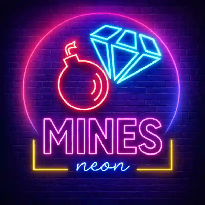 Mines Neon game interface at 911jl online casino
